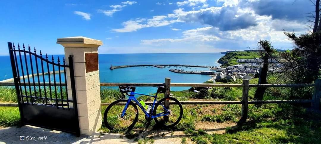 Maison 3 Ch Vue Sur Mer Confortable Lumineuse Belle Terrasse Grand Jardin 10 Mn A Pied De La Plage - Proche Superette Et Omaha Beach Villa Vierville-sur-Mer Dış mekan fotoğraf